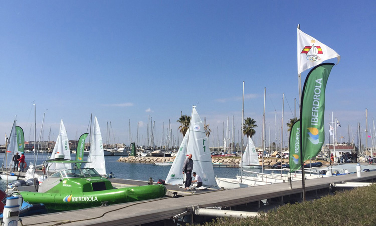 Los barcos en el Real Club Náutico de Valencia